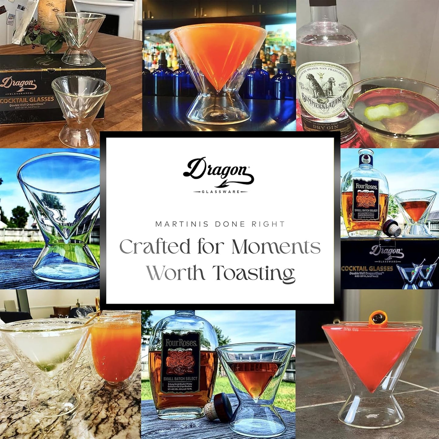Elevate Your Cocktail Experience with Our Stylish 7 Oz Stemless Martini Glass Set - Perfect for Parties and Gift Giving!