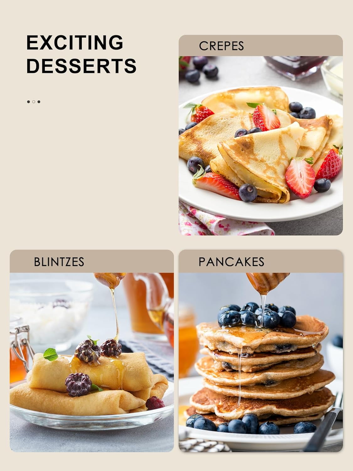Elevate Your Breakfast Game with the Reemix Nonstick 12" Electric Crepe Maker - Perfect for Crepes, Pancakes, and More!