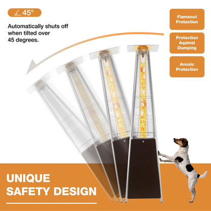Elevate Your Outdoor Experience with Our 48,000 BTU Bronze Pyramid Patio Heater