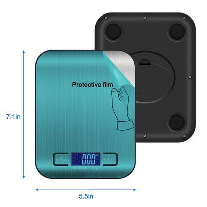 Precision Digital Food Scale - 22Lb Capacity for Effortless Weight Loss, Baking, Cooking, and Meal Prep with Easy-to-Read LCD Display