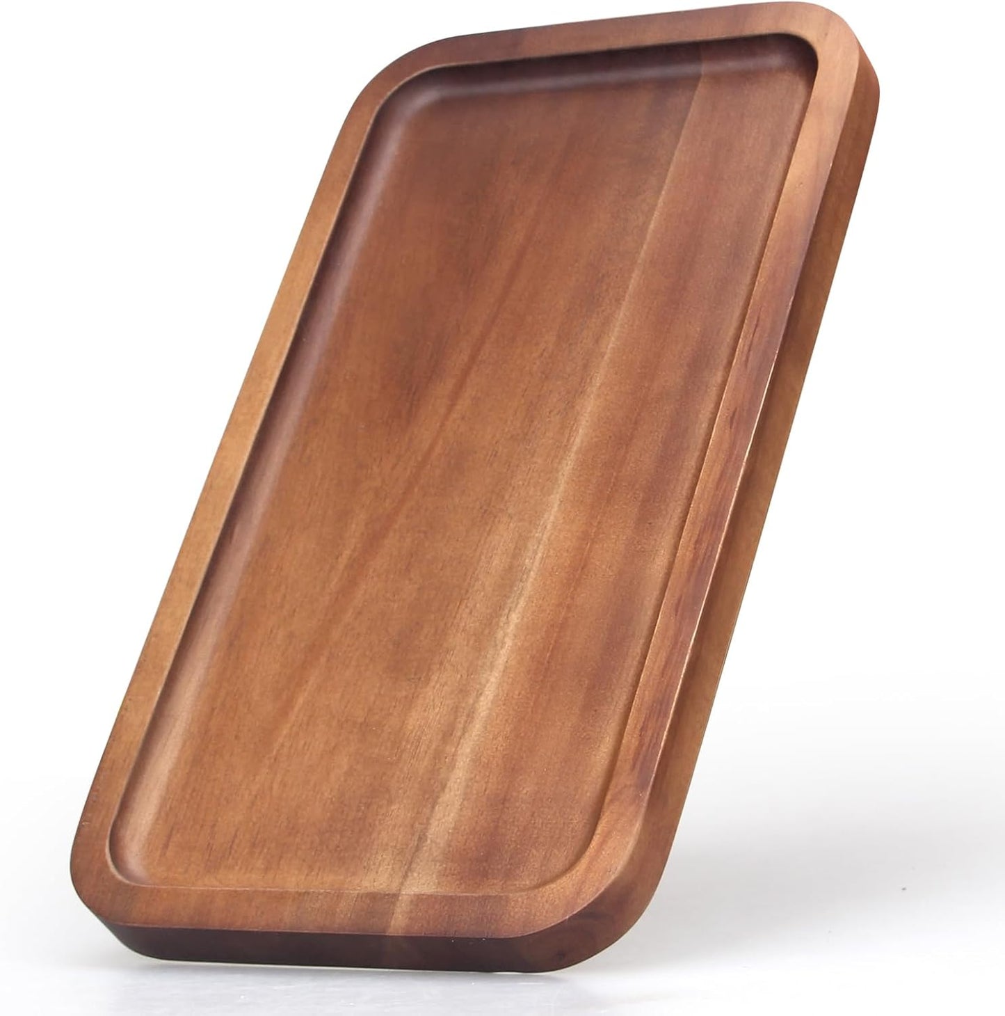 Elegant Acacia Wood Mini Charcuterie Board - Versatile Rectangle Serving Tray for Appetizers, Desserts, and Home Decor