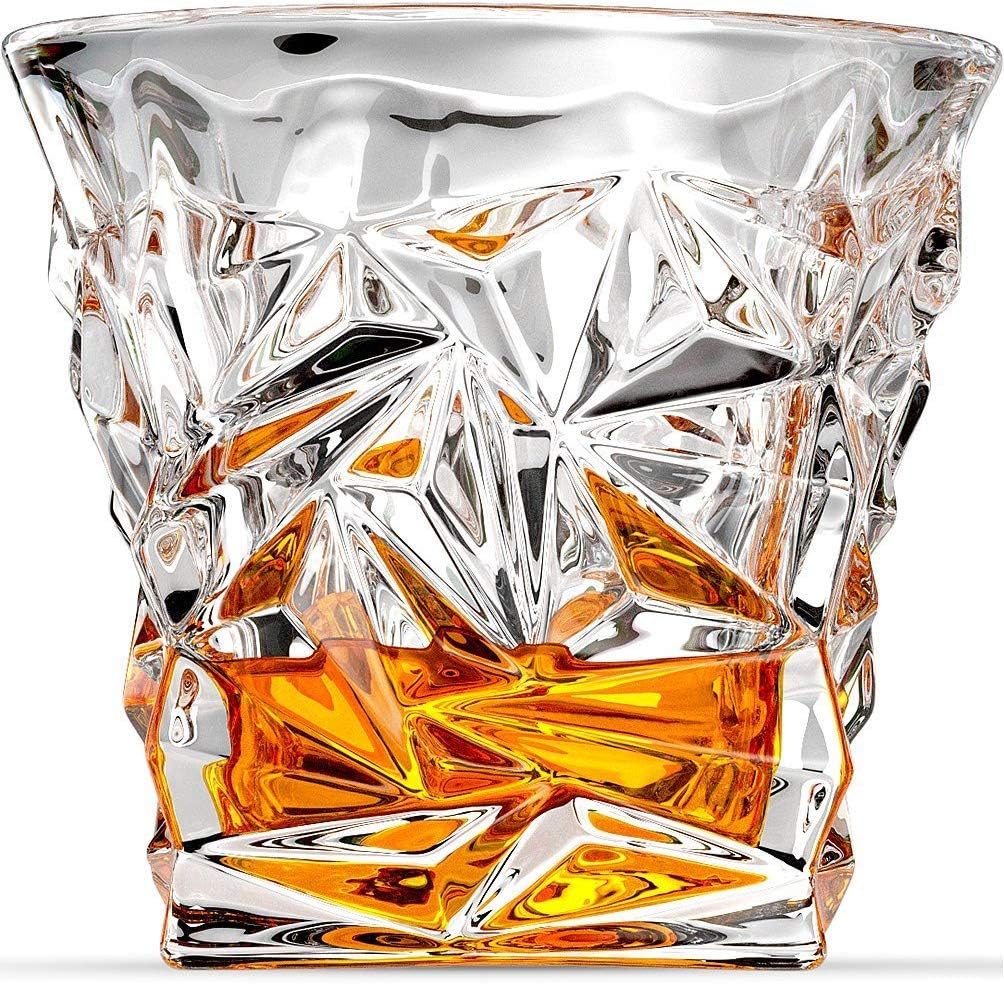 Elevate Your Whiskey Experience: Premium Whiskey Stones Set with 2 Elegant Glasses and 8 Reusable Stainless Steel Ice Cubes - Perfect Gift for Men on Birthdays, Anniversaries, and Special Occasions