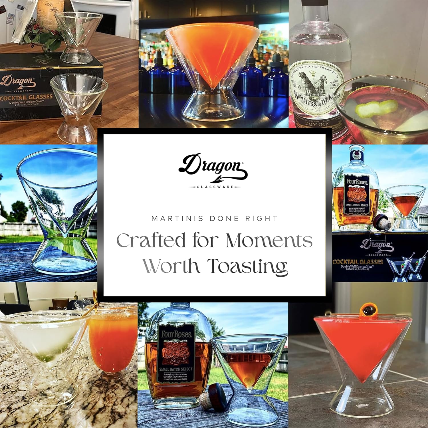 Elevate Your Cocktail Experience with Our Stylish 7 Oz Stemless Martini Glass Set - Perfect for Parties and Gift Giving!
