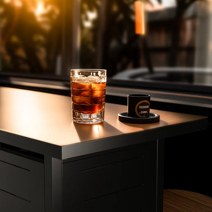 Elevate Your Outdoor Experience with the 43" Propane Fire Pit Table - 60,000 BTU of Comfort, Complete with Lid, Glass Beads, Cup Holders, and More!